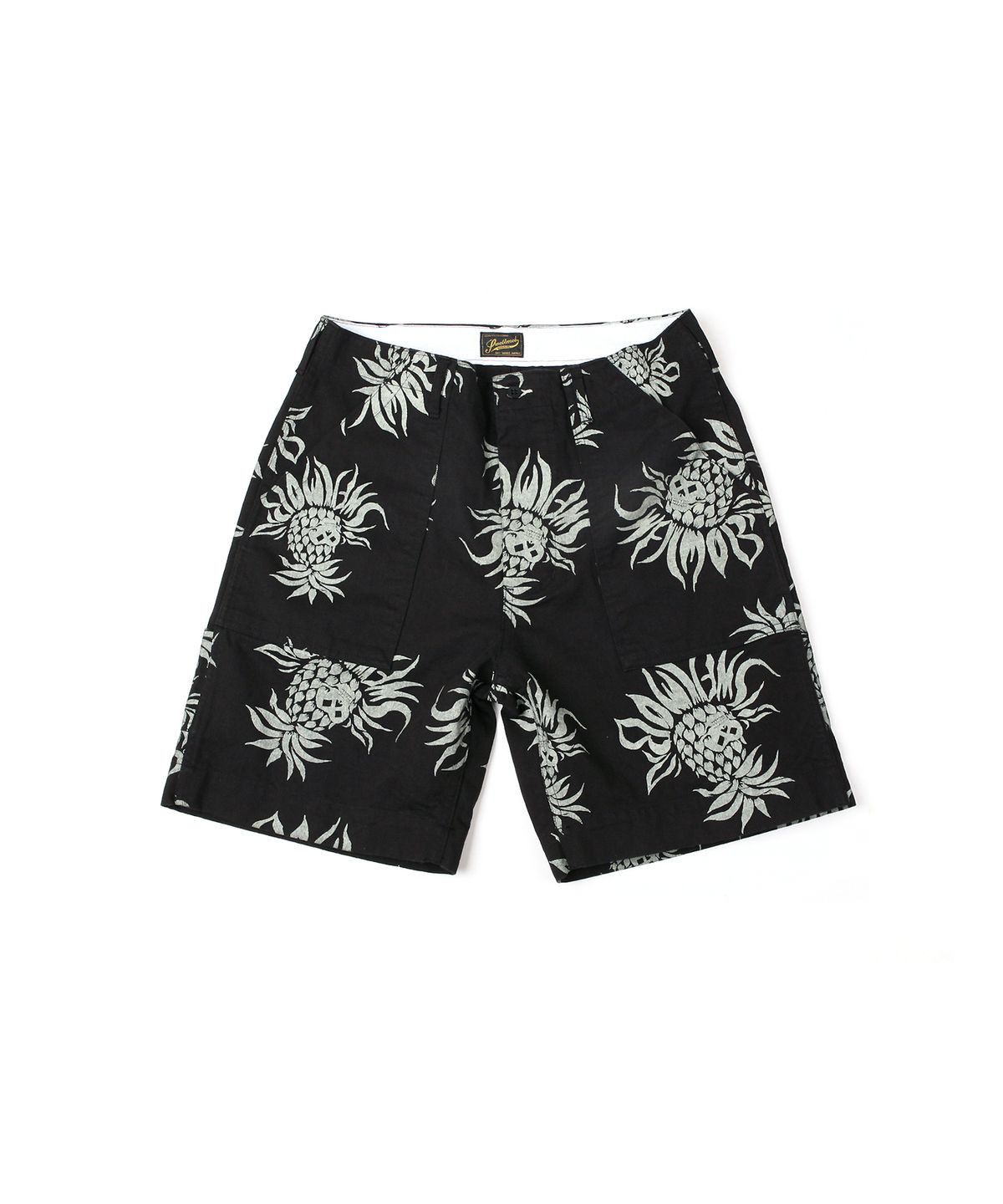 스웰맙(SWELLMOB) Swellmob pine skull shorts -black-