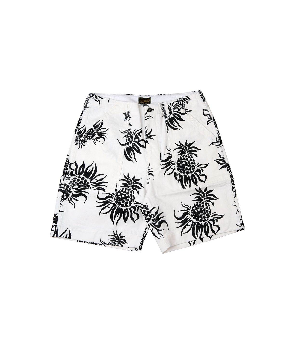 스웰맙(SWELLMOB) Swellmob pine skull shorts-white-
