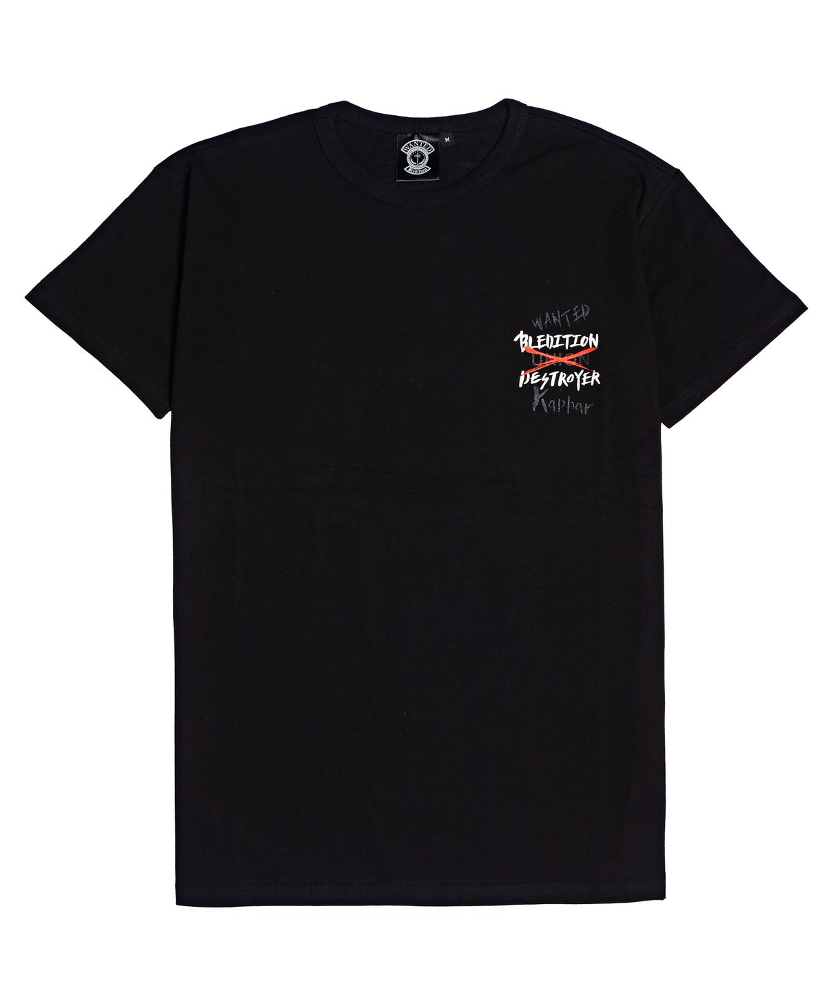 블레디션(BLEDITION) B.L.D.T DESTROYER 1/2 SLEEVE T-SHIRTS BLK