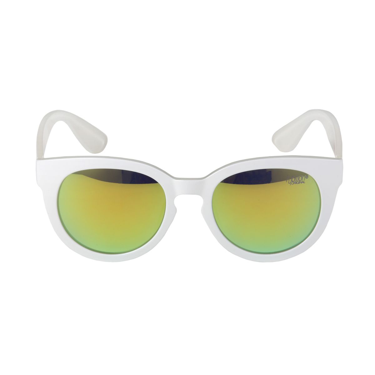 하이비션(HYBITION) Fretzel TR Glossy White / Yellow Mirror Lens