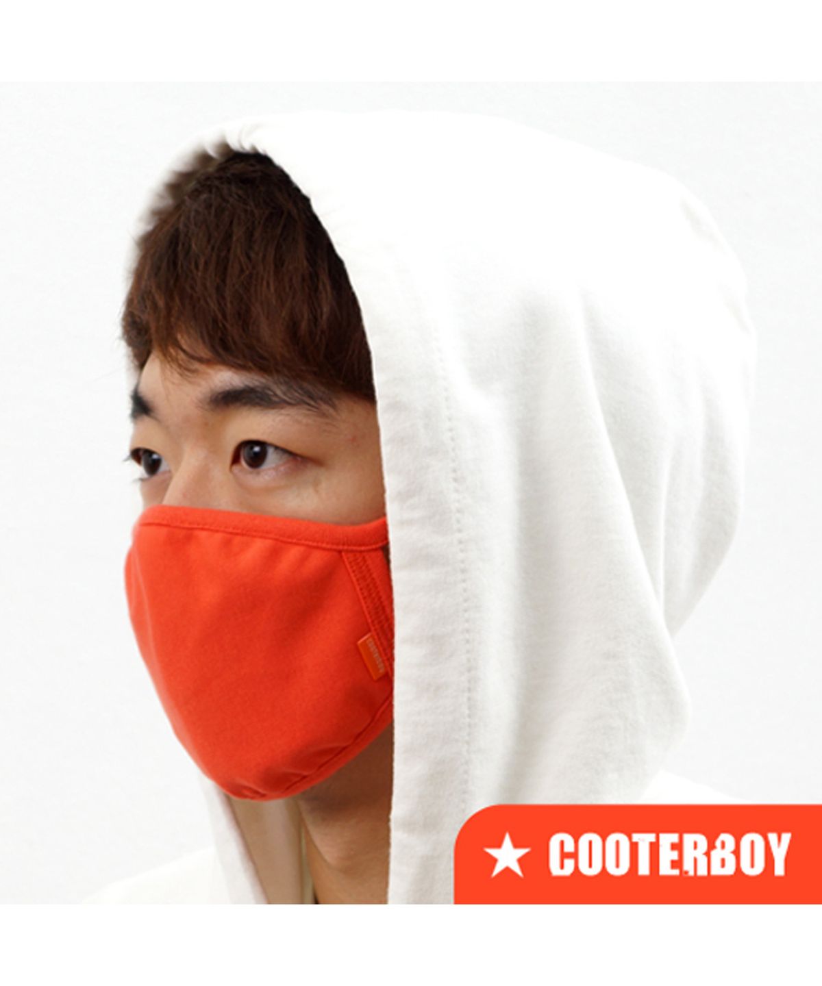 쿠터보이(COOTERBOY) 컬러마스크-코랄레드