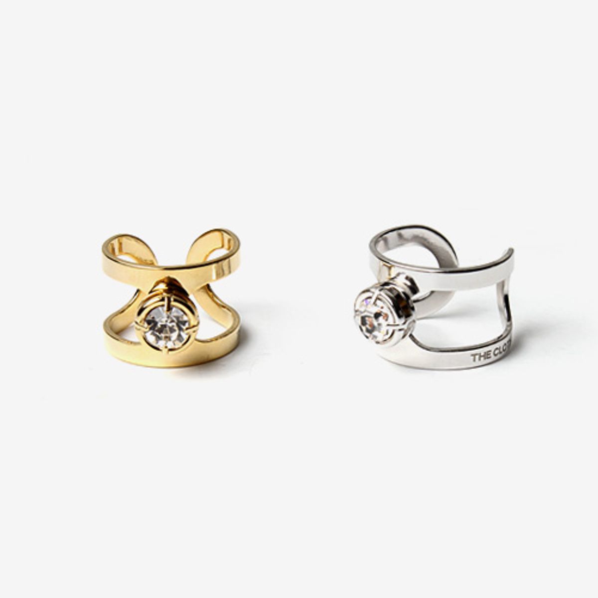 더 클로토(THE CLOTHO) OUTLINE CRYSTAL RING