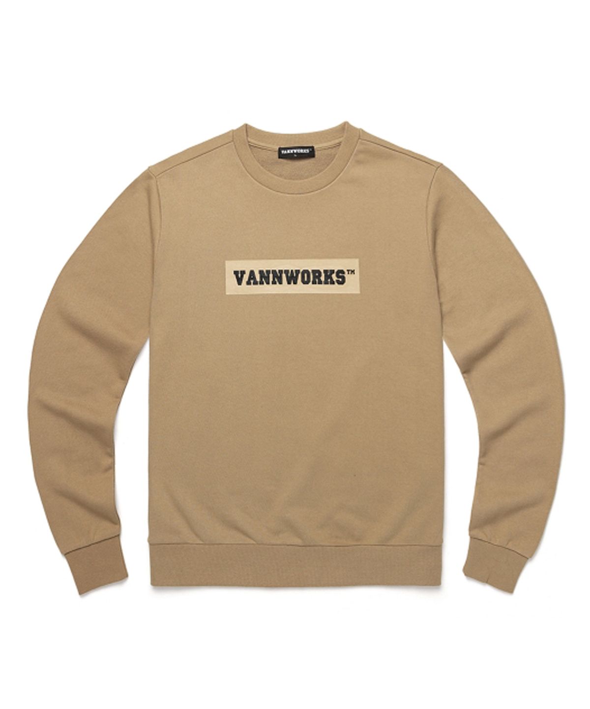 밴웍스(VANNWORKS) BIG BOX LOGO SWEATSHIRT_BEIGE(V15TS419)