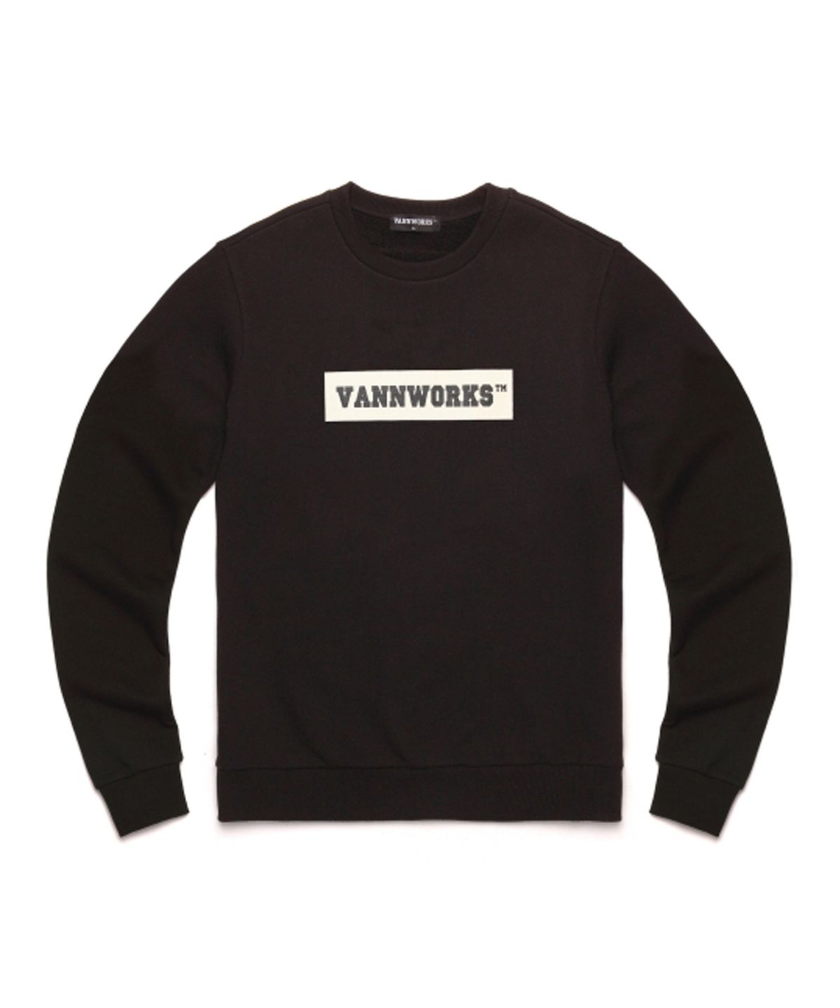 밴웍스(VANNWORKS) BIG BOX LOGO SWEATSHIRT_BLACK(V15TS419)