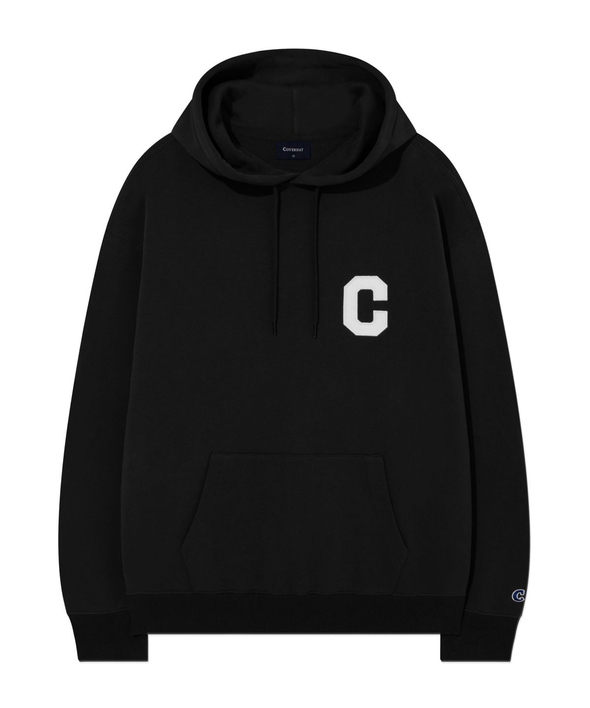 커버낫(COVERNAT) C 로고 후디 Black