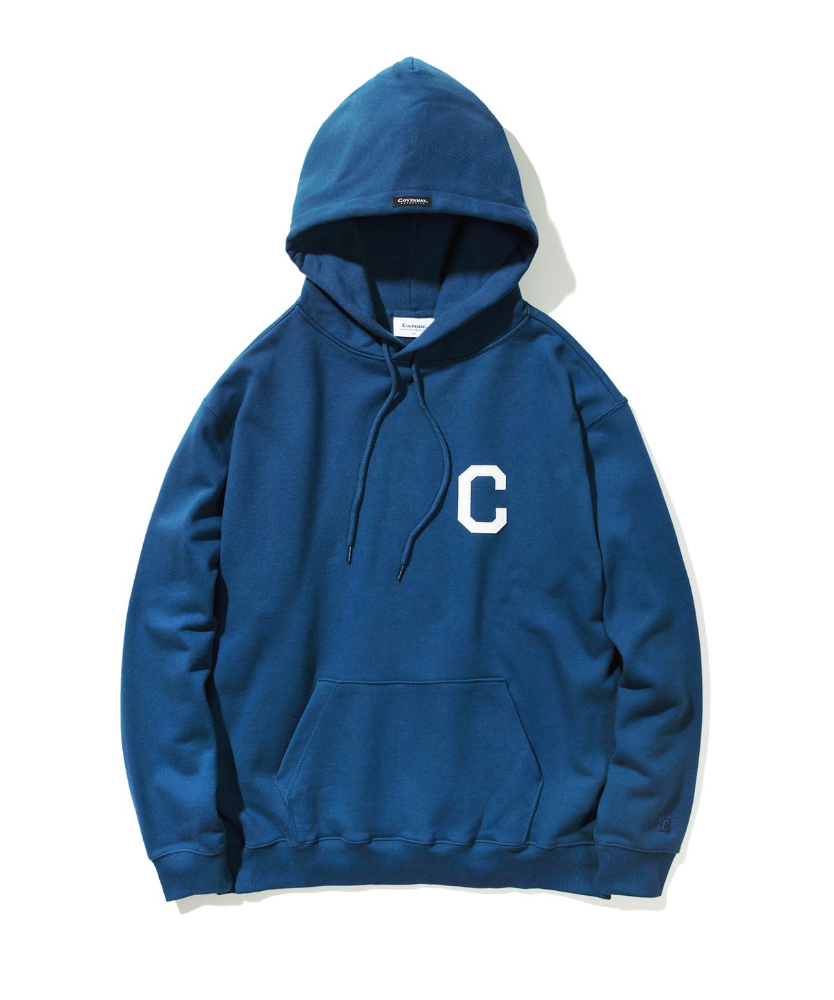 커버낫(COVERNAT) C 로고 후디 다크블루