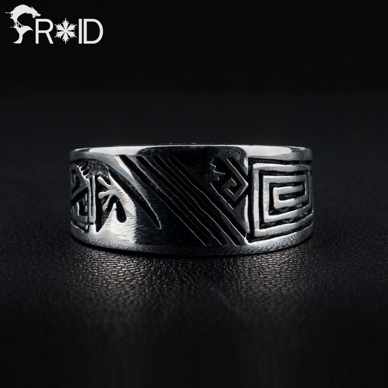 Ancient-Letter Ring [925 Sterling Silver]