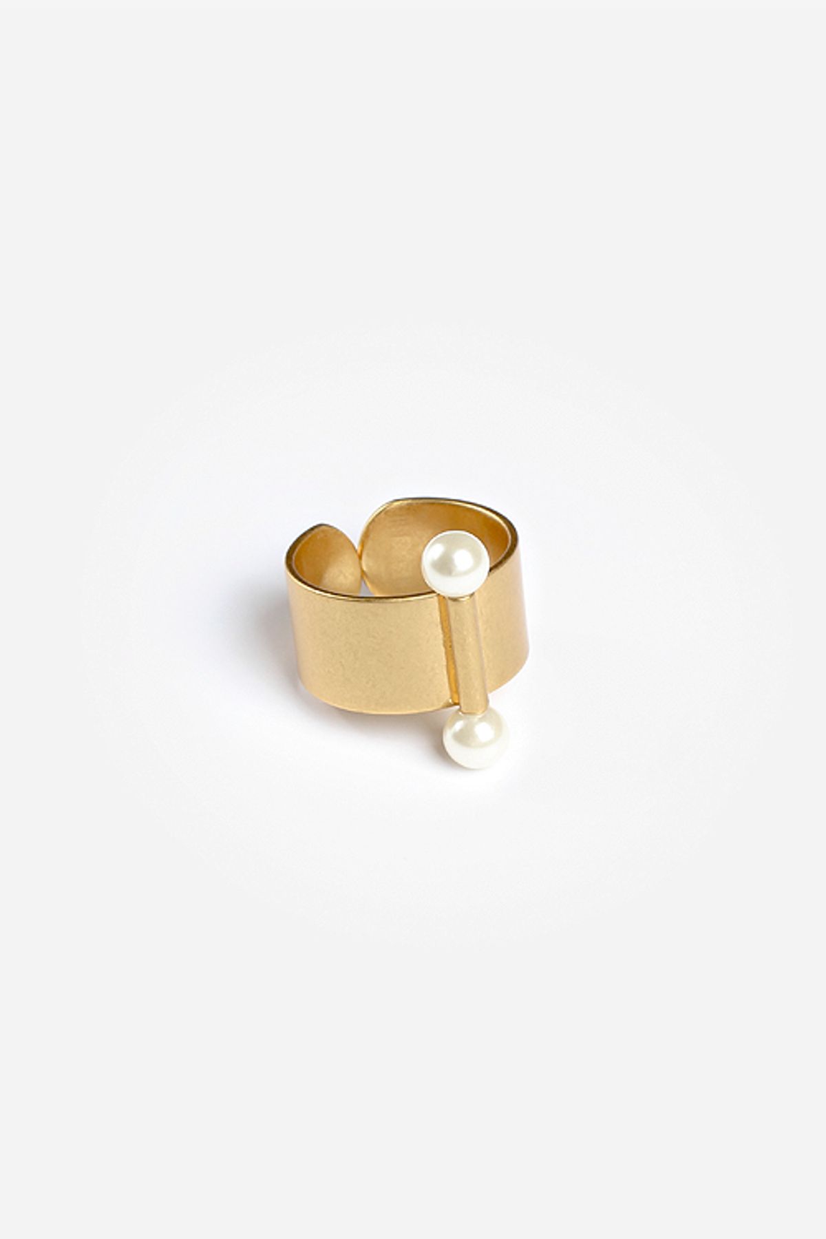 모드곤(MODGONE) [모드곤] Twin moon ring (Gold)