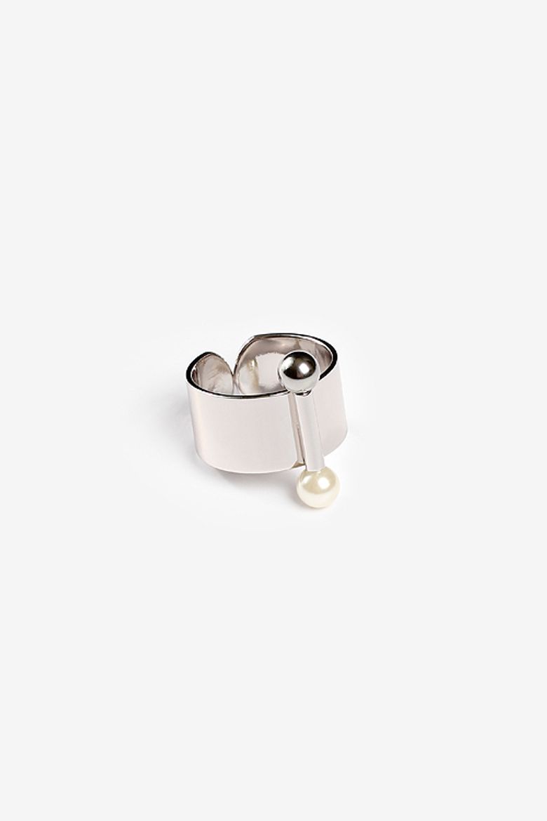 [모드곤] Twin Star Ring (white Gold)