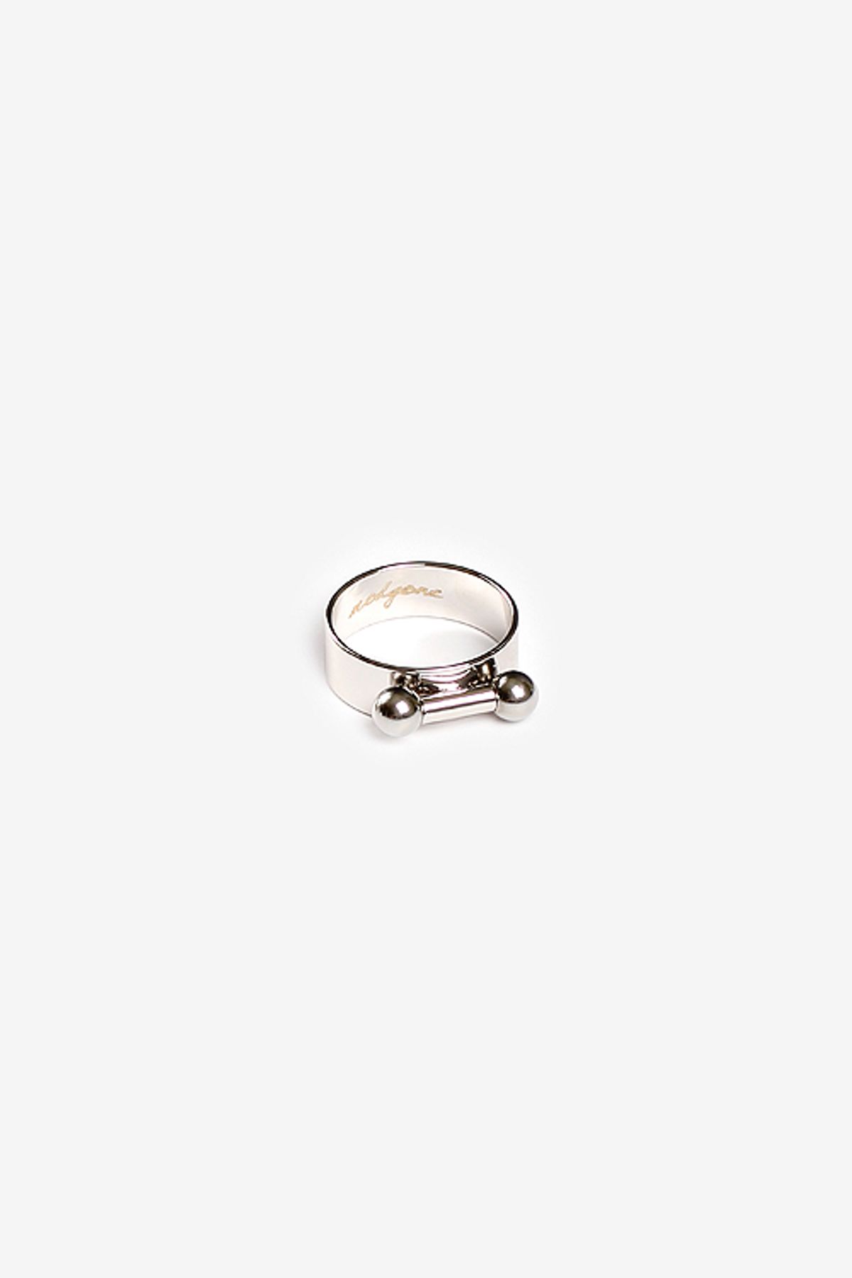 모드곤(MODGONE) [모드곤] Twin Star Knuckle Ring (white Gold)