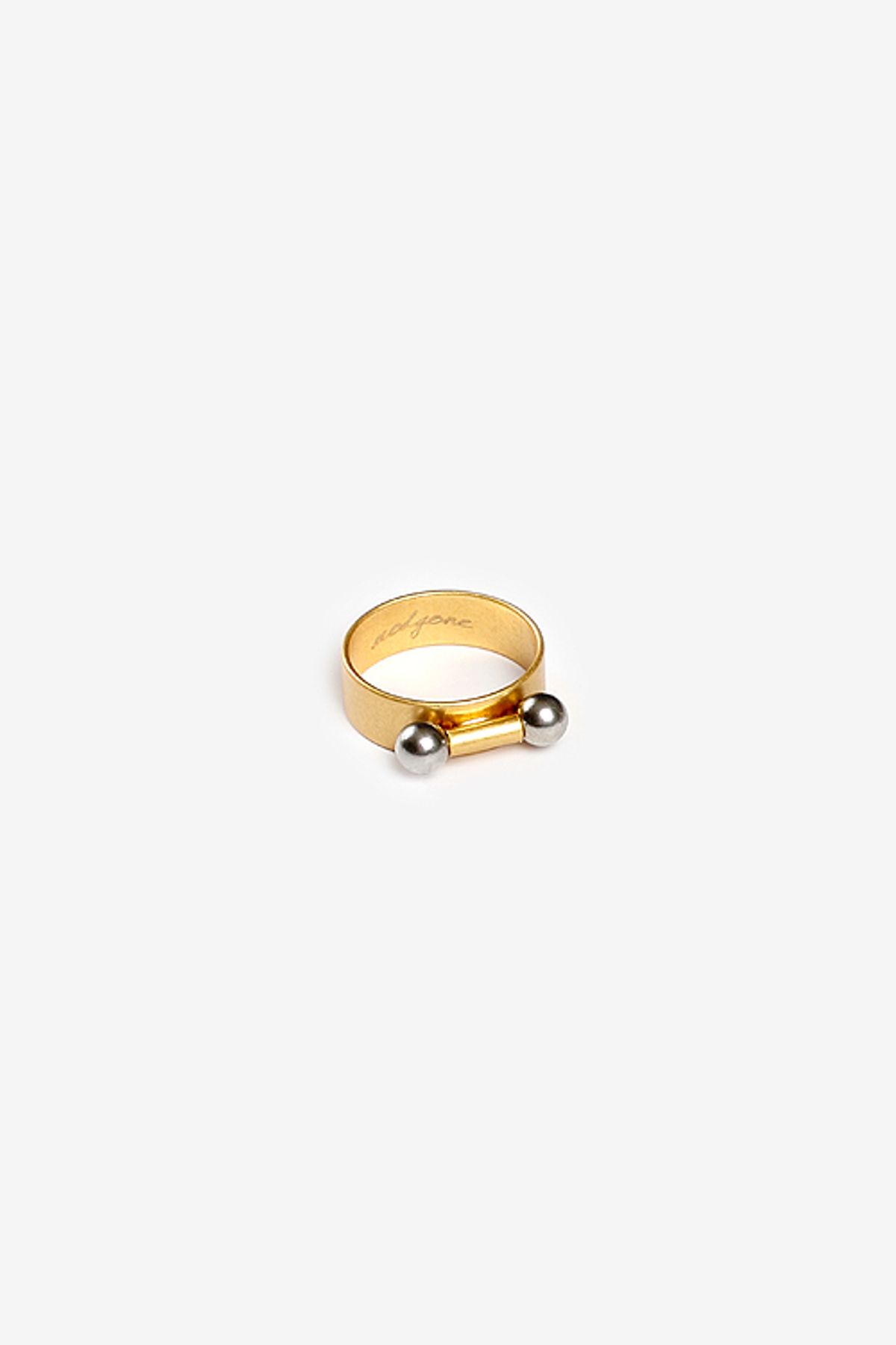 모드곤(MODGONE) [모드곤] Twin Star Knuckle Ring (Gold)