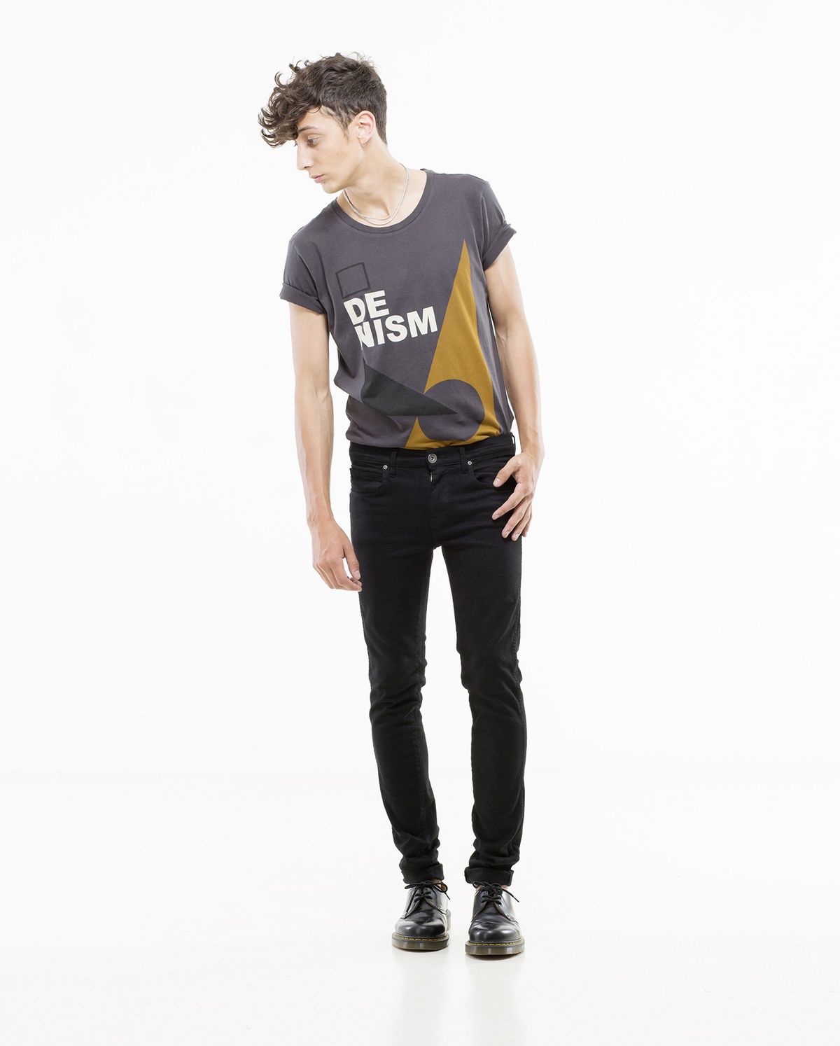 닥터데님(DR.DENIM) 스냅 블랙