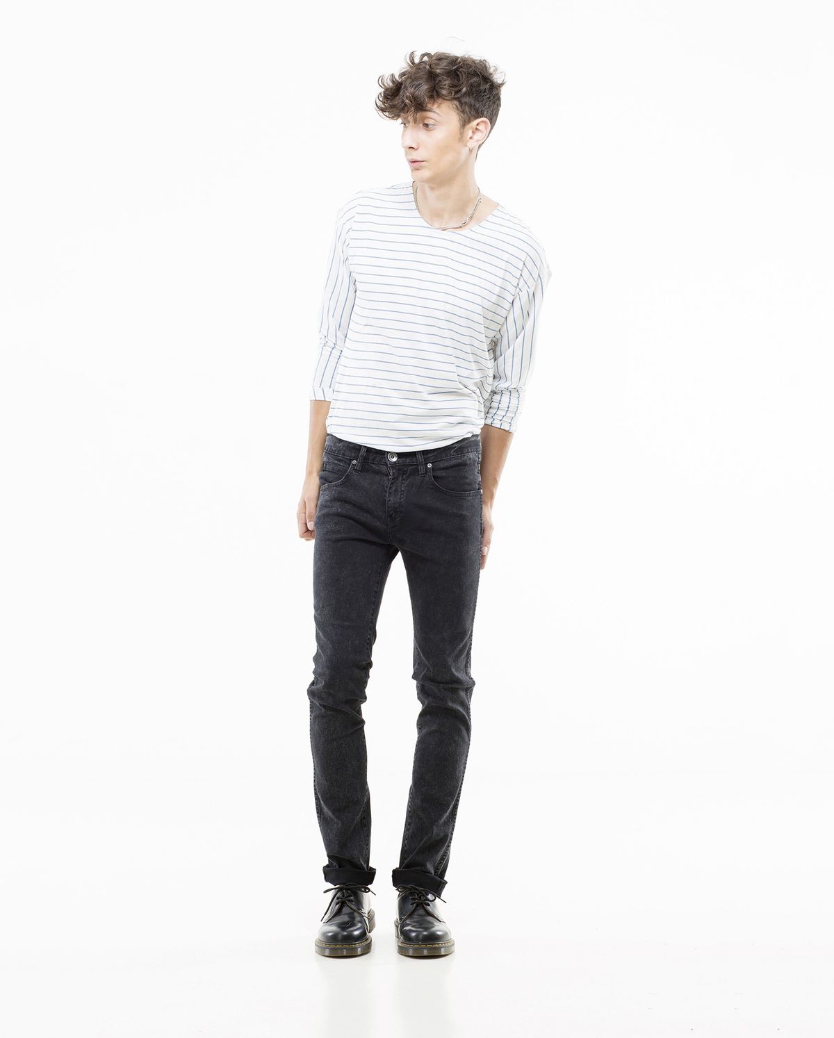 닥터데님(DR.DENIM) 스냅 블랙 에이지드