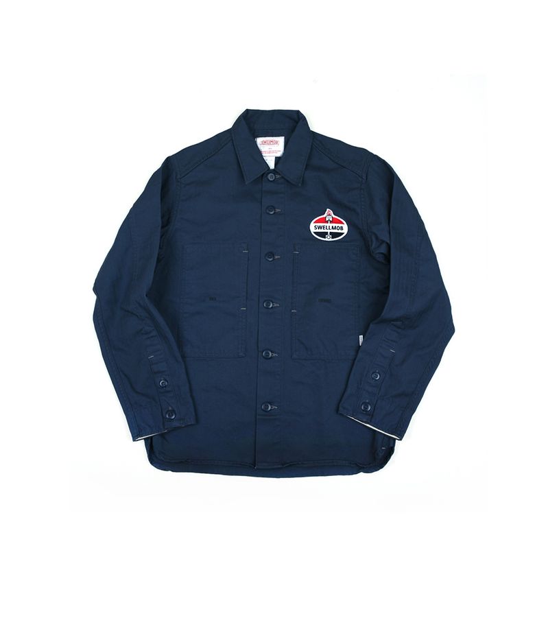 Swellmob v-twin service shirts-navy-
