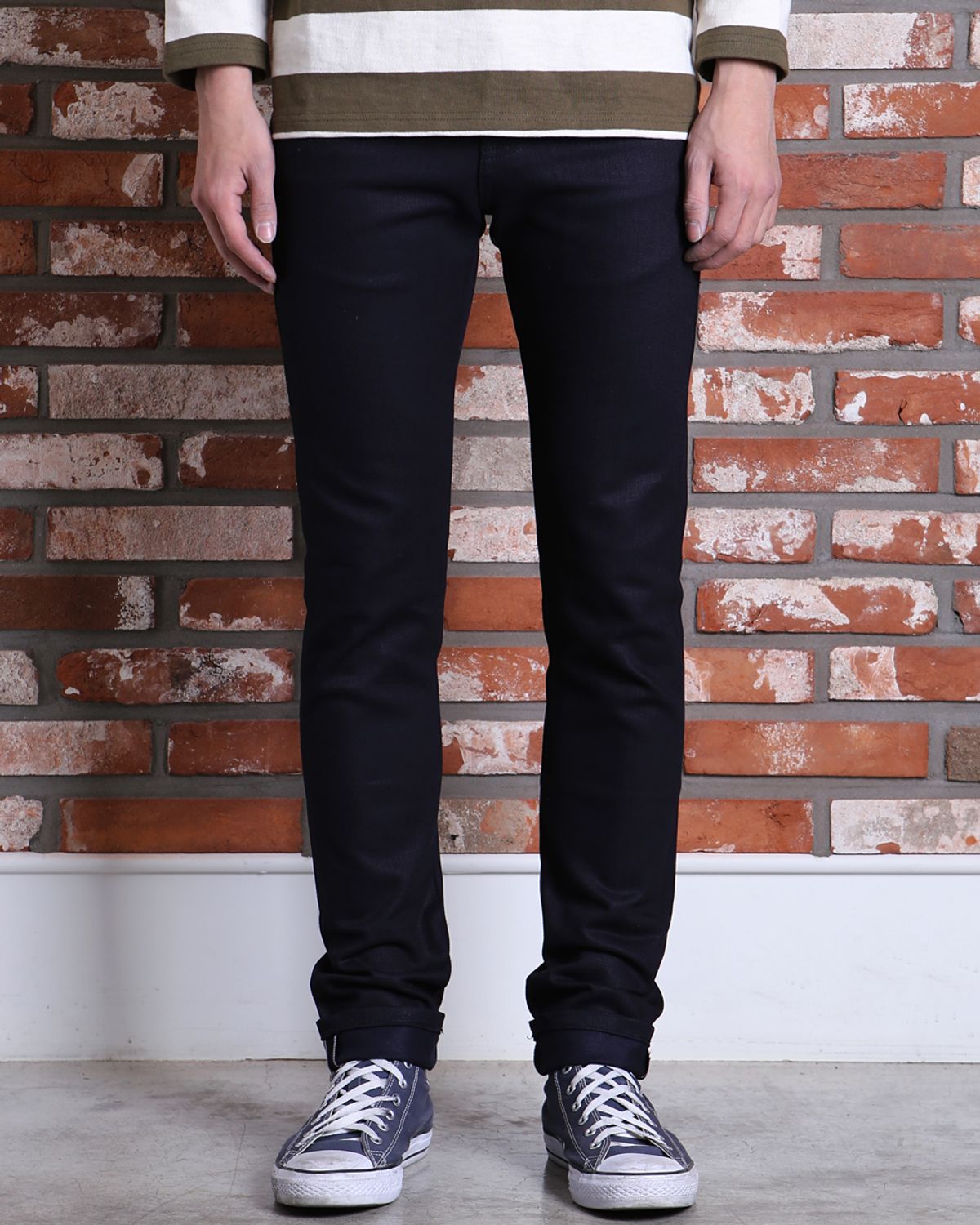 네이키드앤페이머스(NAKED&FAMOUS) SuperSkinnyGuy Indigo x Indigo Stretch Selvedge