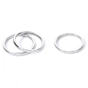 [추가사이즈입고!!]변색/알러지 없는 써지컬 스틸 기본링