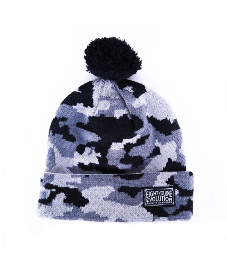 EV Gray Camo Beanie