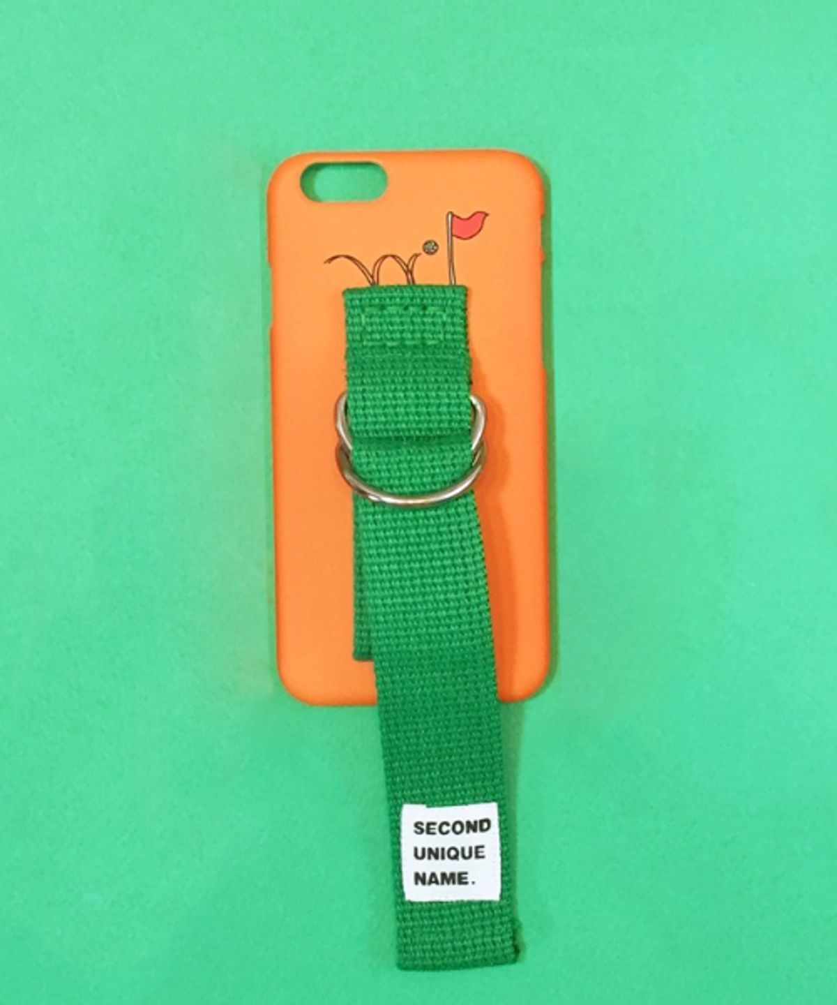 세컨드유니크네임(SECOND UNIQUE NAME) SUN CASE ORANGE GREEN (ILLUST)