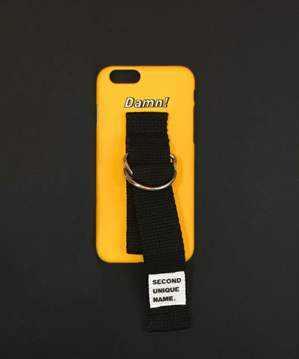 세컨드유니크네임(SECOND UNIQUE NAME) SUN CASE YELLOW BLACK (WORD)