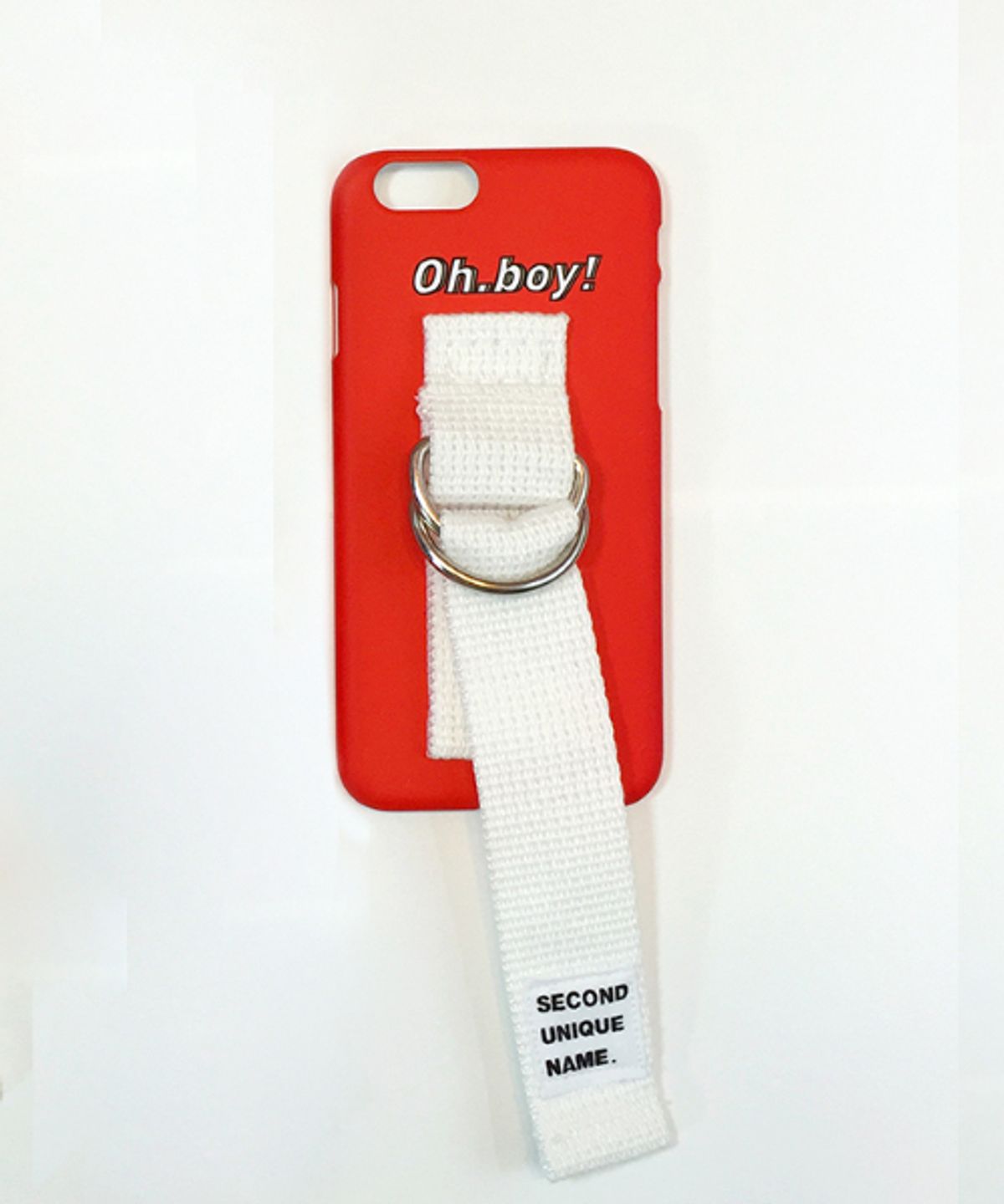 세컨드유니크네임(SECOND UNIQUE NAME) SUN CASE RED WHITE (WORD)