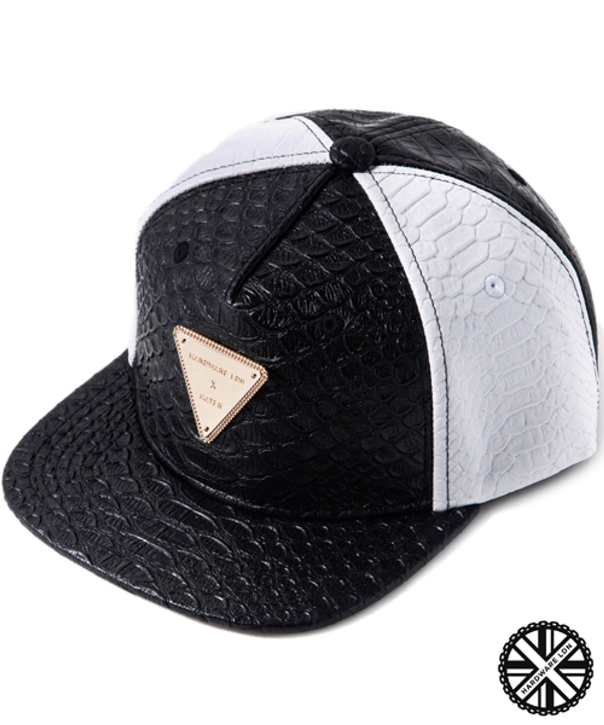 헤이터(HATER) 하드웨어 런던 콜라보 블랙 화이트 스네이크 스킨 스트랩백 HARDWARE LDN COLLAB BLACK WHITE SNAKE SKINS STRAPBACK (VER.2 no