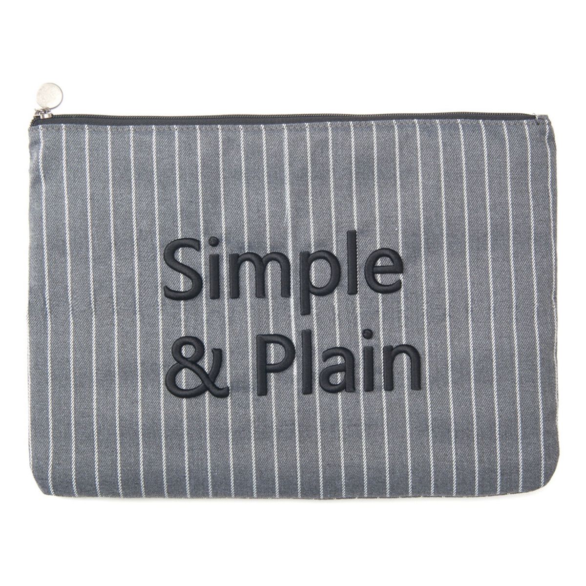 컨셉츄얼(CONCEPTUAL) Wording Clutch Bag-Simple & Plain(CT10200215C)