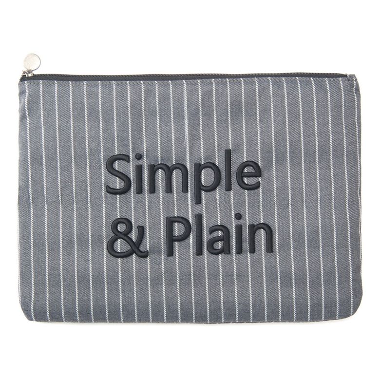 Wording Clutch Bag-Simple & Plain(CT10200215C)