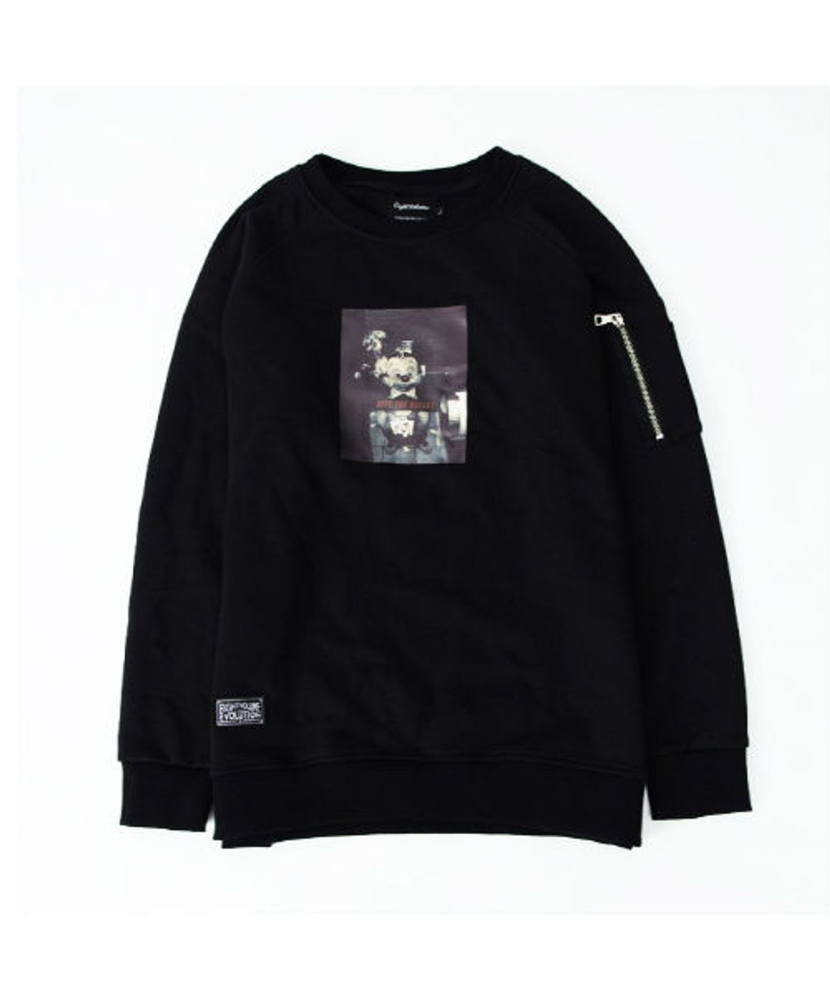 에잇볼륨(EIGHTVOLUME) EV BTB Napping Raglan Crewneck (Black)