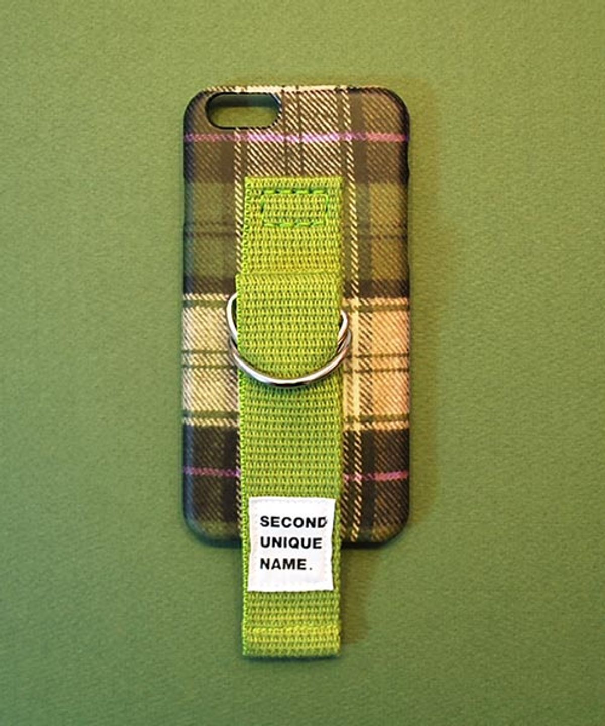 세컨드유니크네임(SECOND UNIQUE NAME) SUN CASE FLANNEL OLIVE