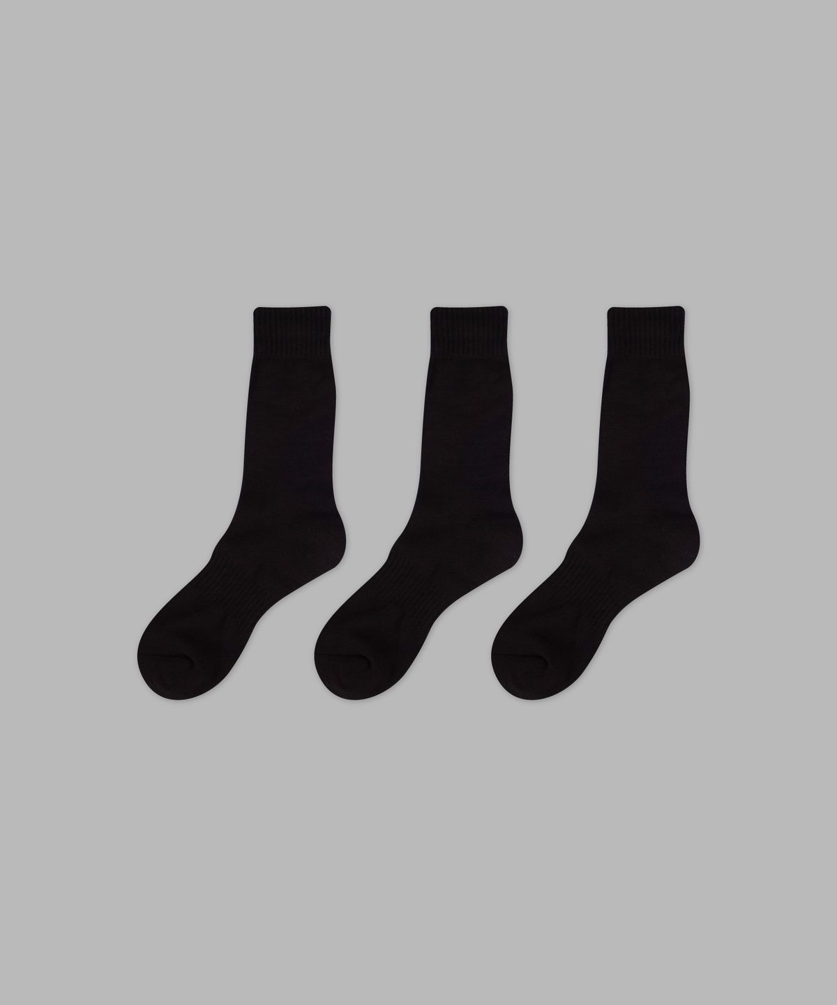 일오공칠(IL-O-GONG-CHIL) [3PACK] 1507 베이직 애슬레틱 삭스 _ 블랙