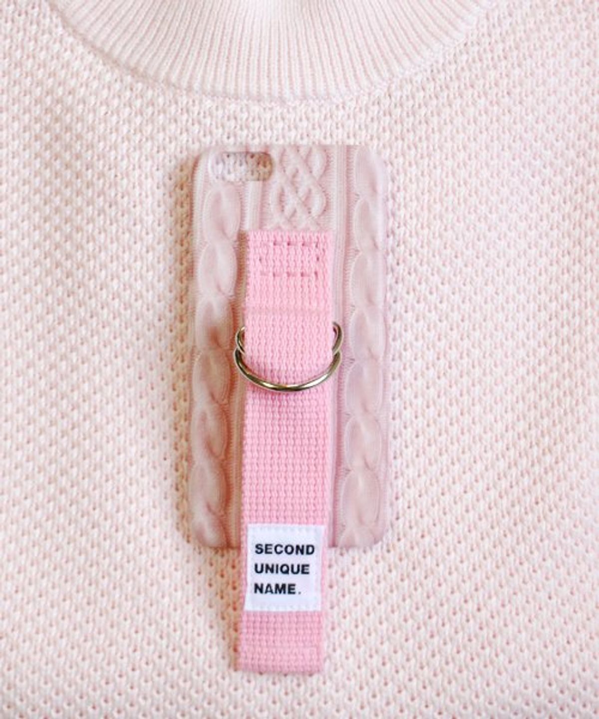 세컨드유니크네임(SECOND UNIQUE NAME) SUN CASE SWEATER PINK