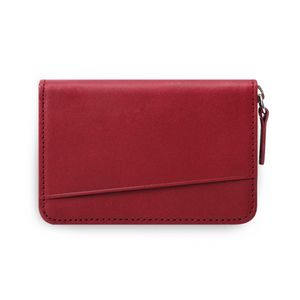 Take Pocket (테이크포켓 가죽 지퍼 반지갑) - 와인