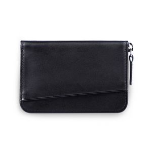 Take Pocket (테이크포켓 가죽 지퍼 반지갑) - 블랙