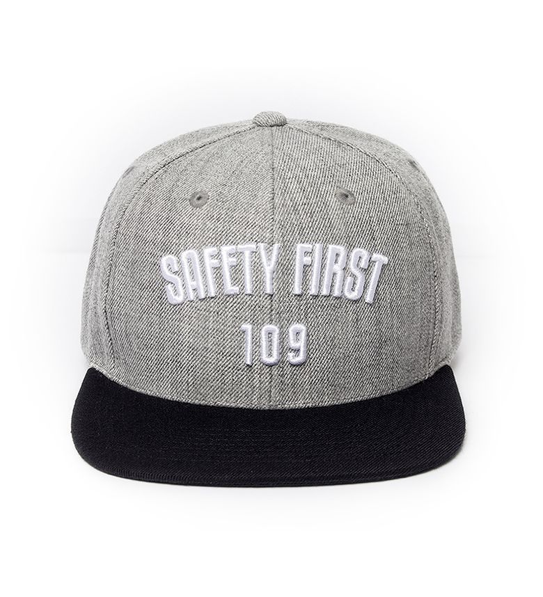 TNP SFT DIAGONAL SNAPBACK- GRAY
