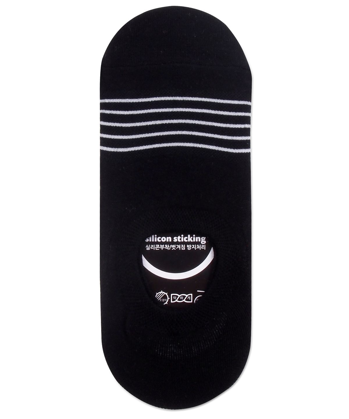 삭스더랭귀지(SOCKS THE LANGUAGE) stripe-fakesocks-bk