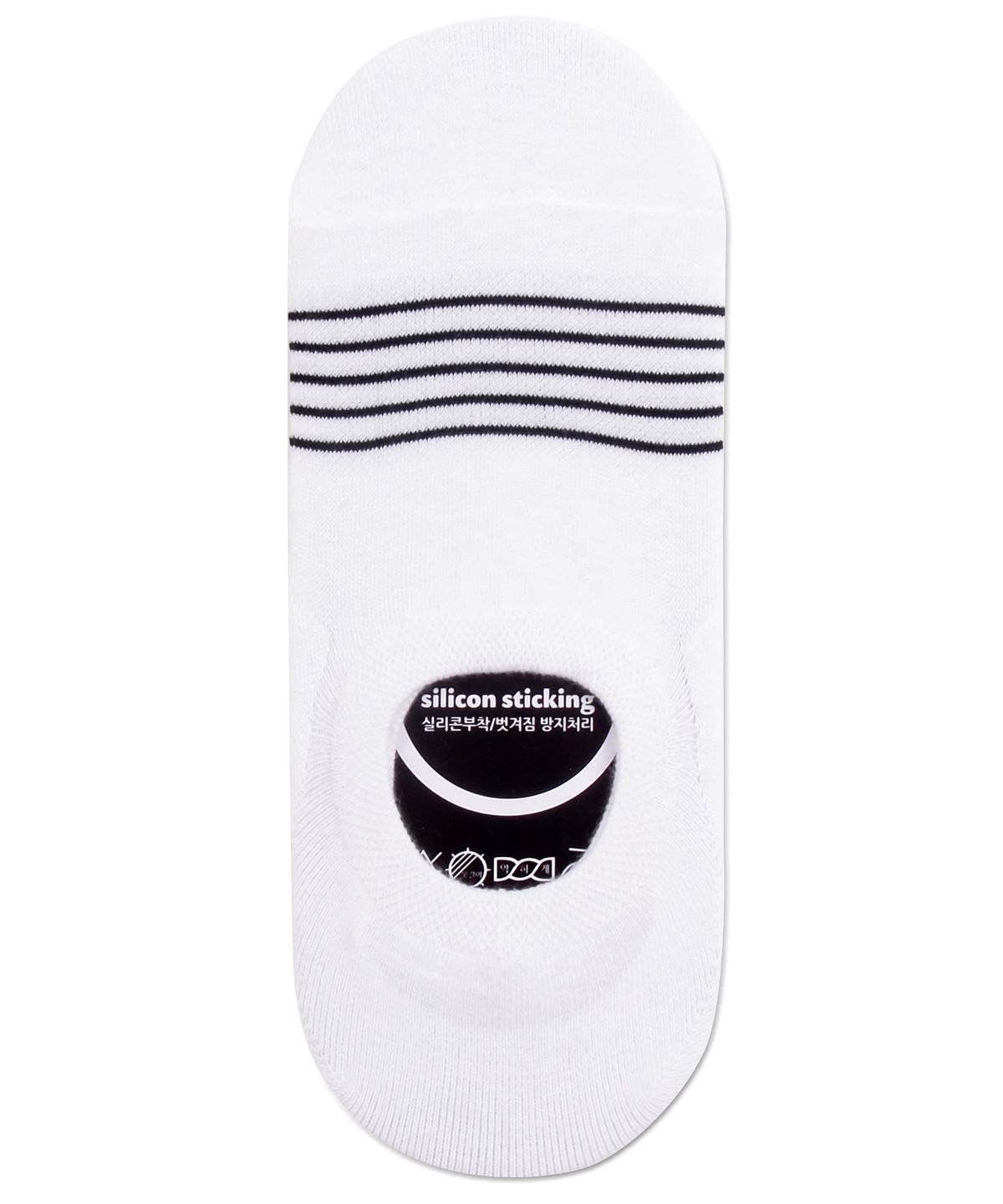 삭스더랭귀지(SOCKS THE LANGUAGE) stripe-fakesocks-wh