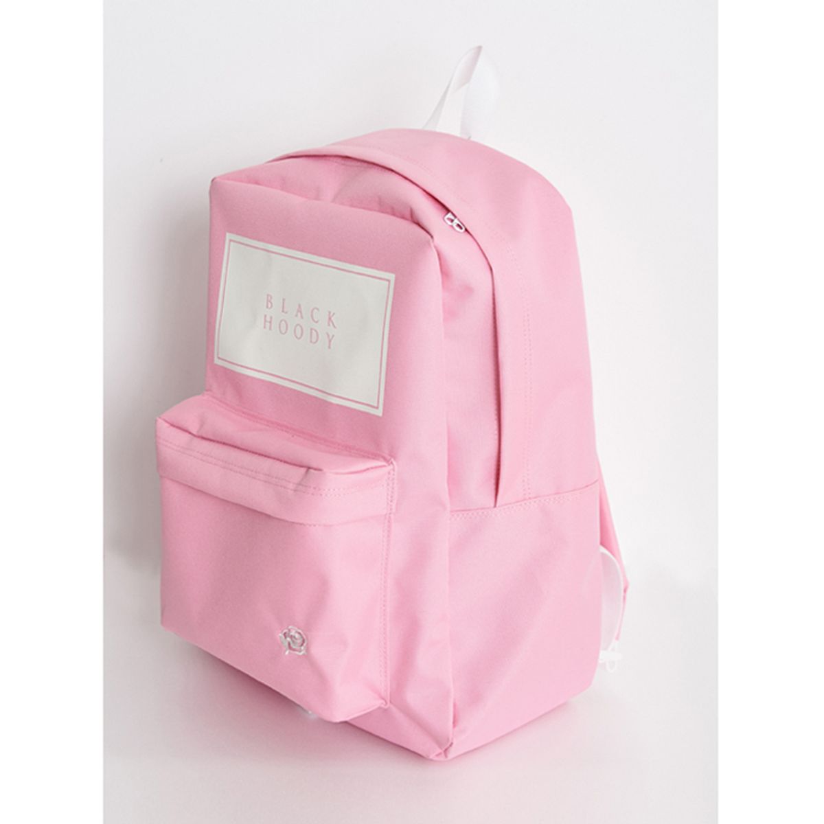 블랙후디(BLACK HOODY) BASIC LOGO BACKPACK PINK