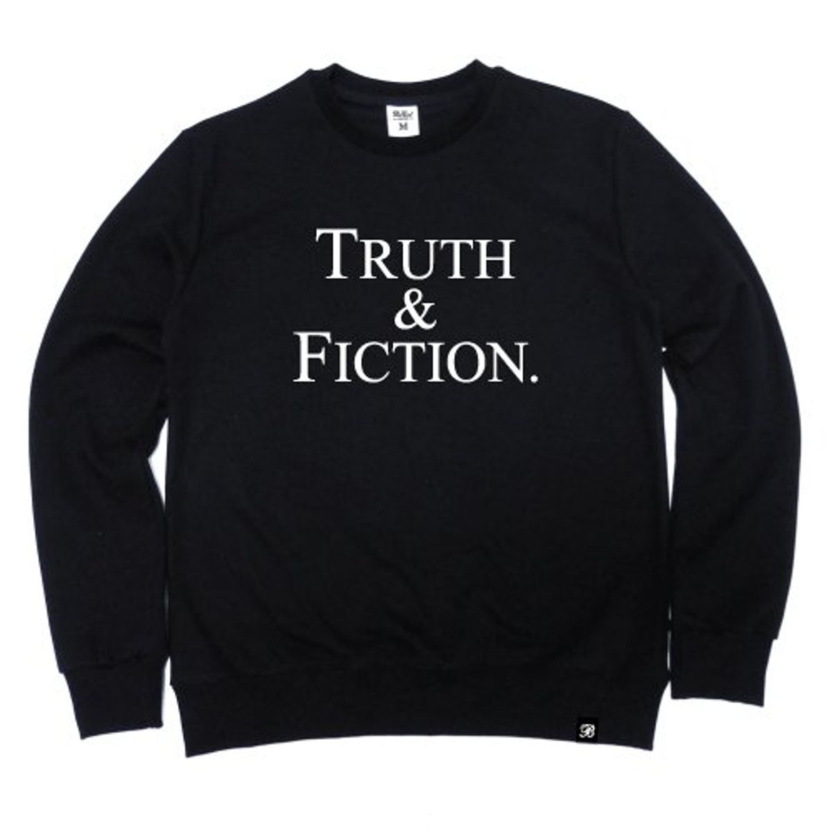 비쿨(BE COOL) TRUTH & FICTION Crewneck Black