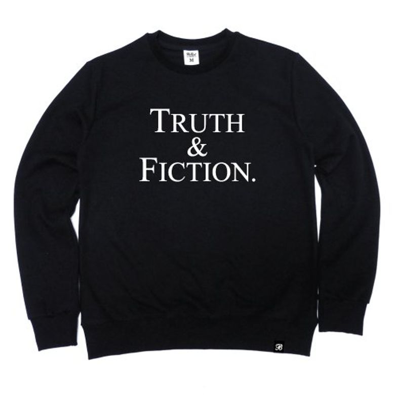 TRUTH & FICTION Crewneck Black