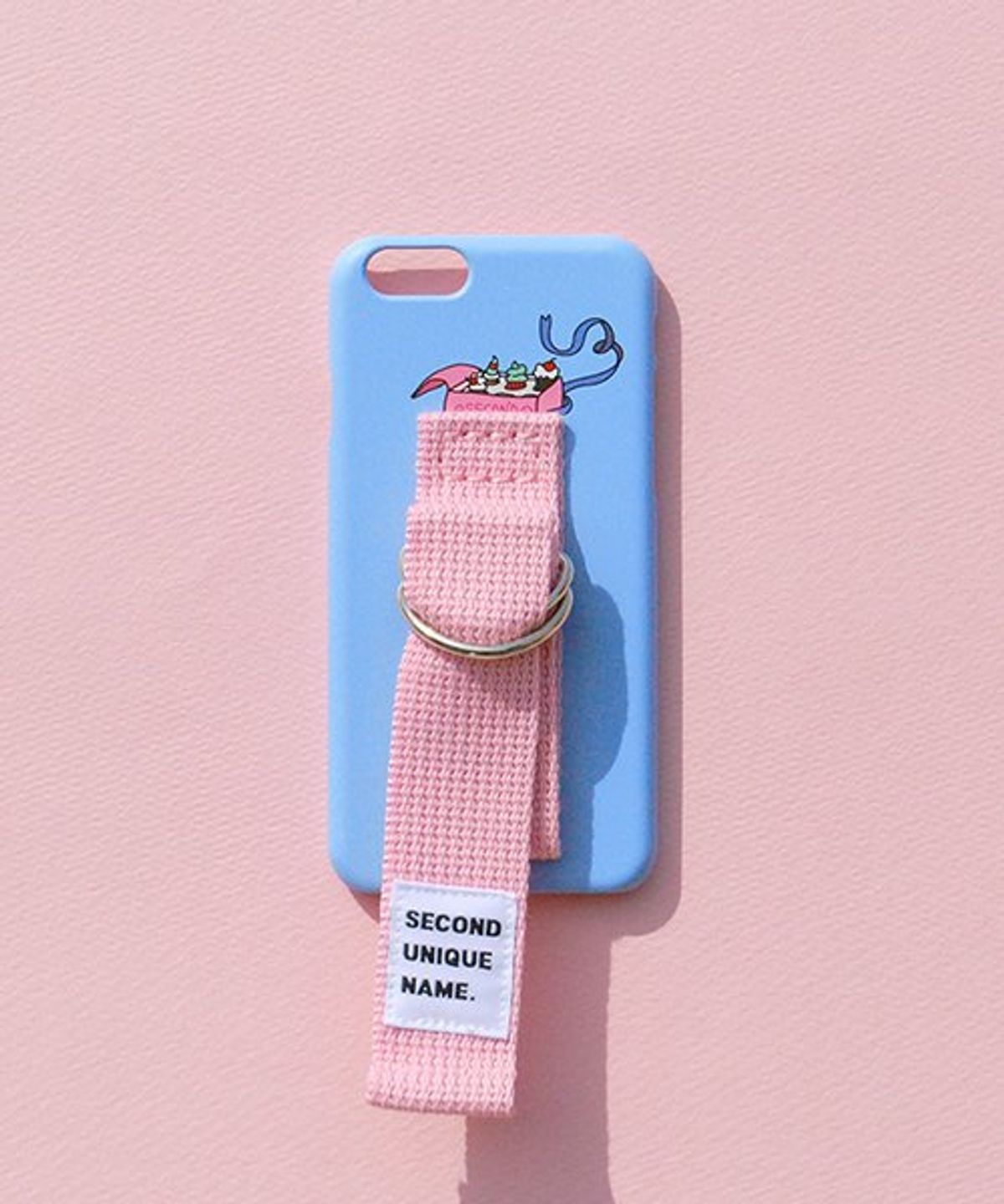 세컨드유니크네임(SECOND UNIQUE NAME) SUN CASE LIGHT BLUE LIGHT PINK (ILLUST)