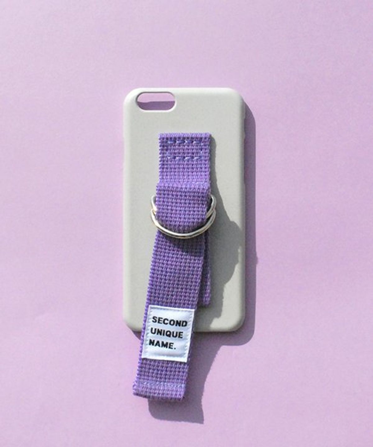 세컨드유니크네임(SECOND UNIQUE NAME) SUN CASE LIGHT GRAY LIGHT PURPLE (NONE)