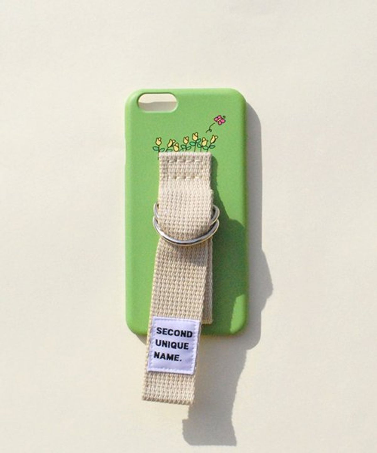 세컨드유니크네임(SECOND UNIQUE NAME) SUN CASE LIGHT GREEN IVORY (ILLUST)