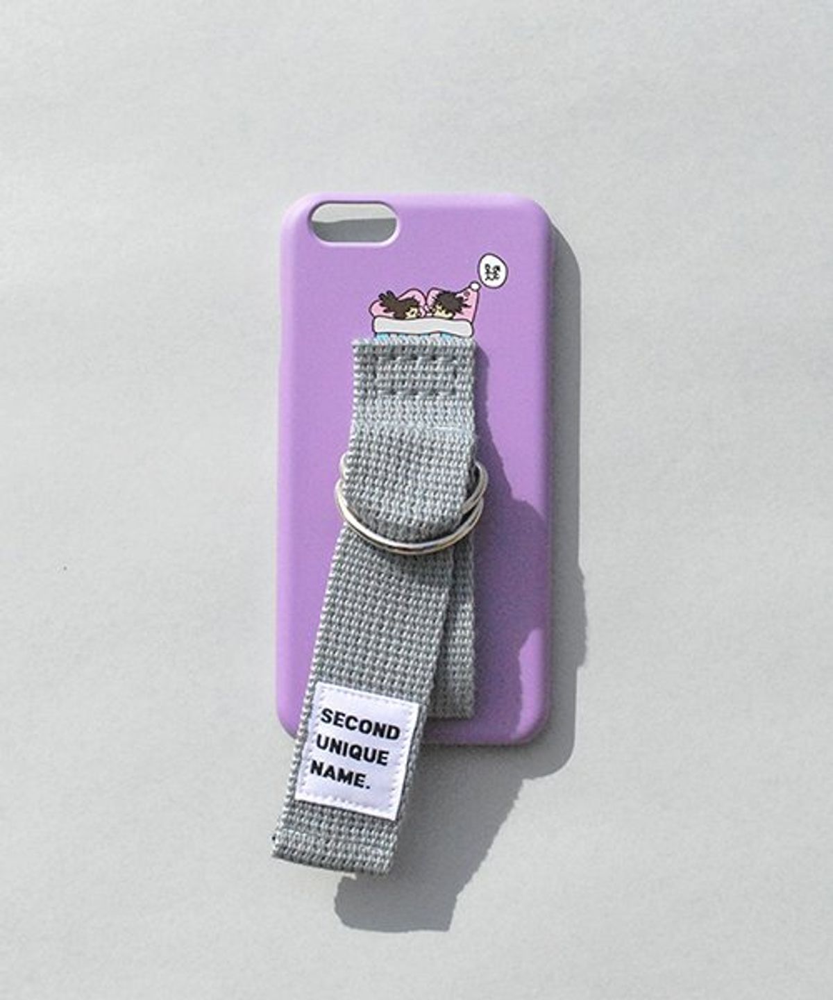 세컨드유니크네임(SECOND UNIQUE NAME) SUN CASE LIGHT PURPLE LIGHT GRAY (ILLUST)