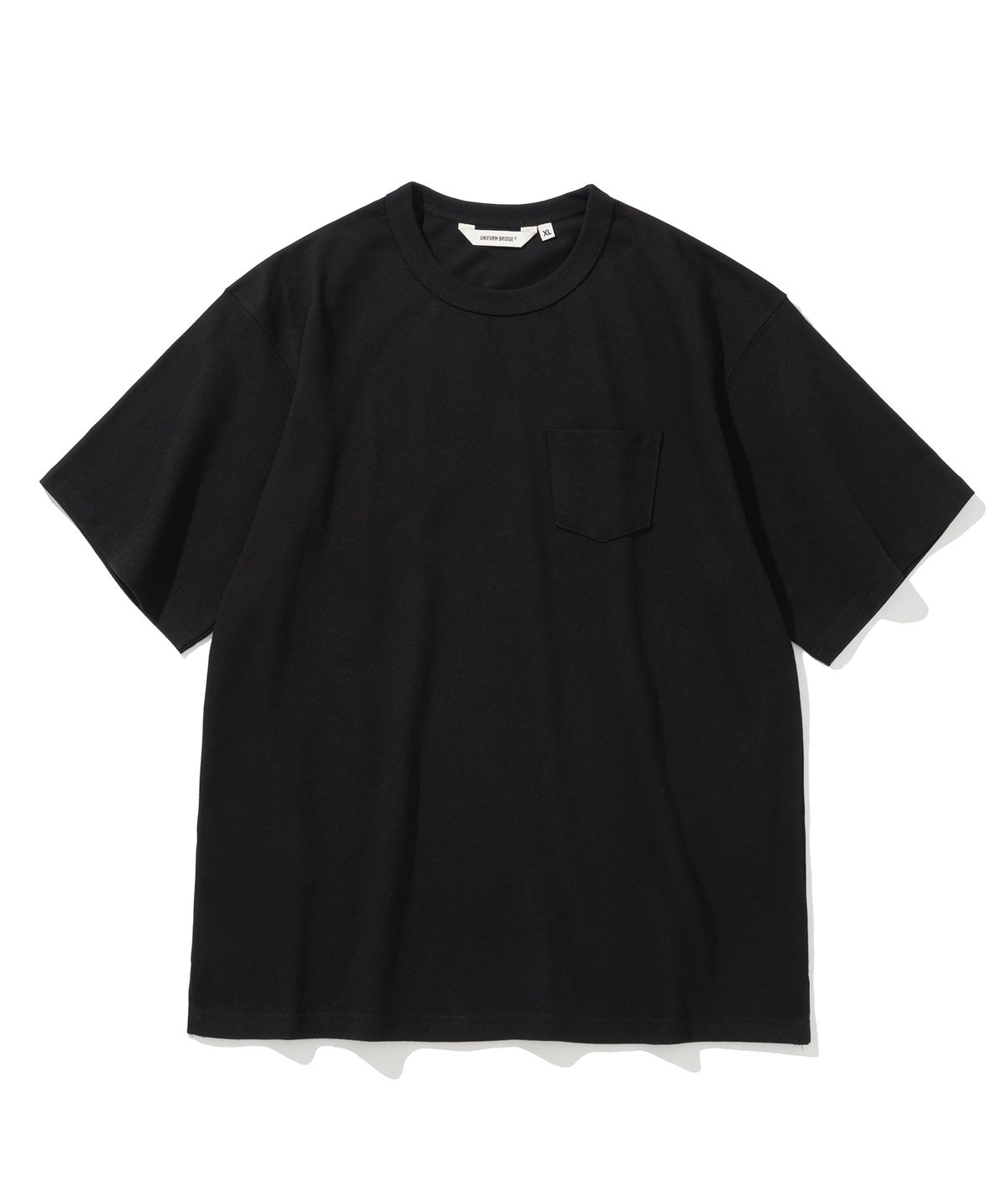유니폼브릿지(UNIFORM BRIDGE) heavyweight pocket tee black