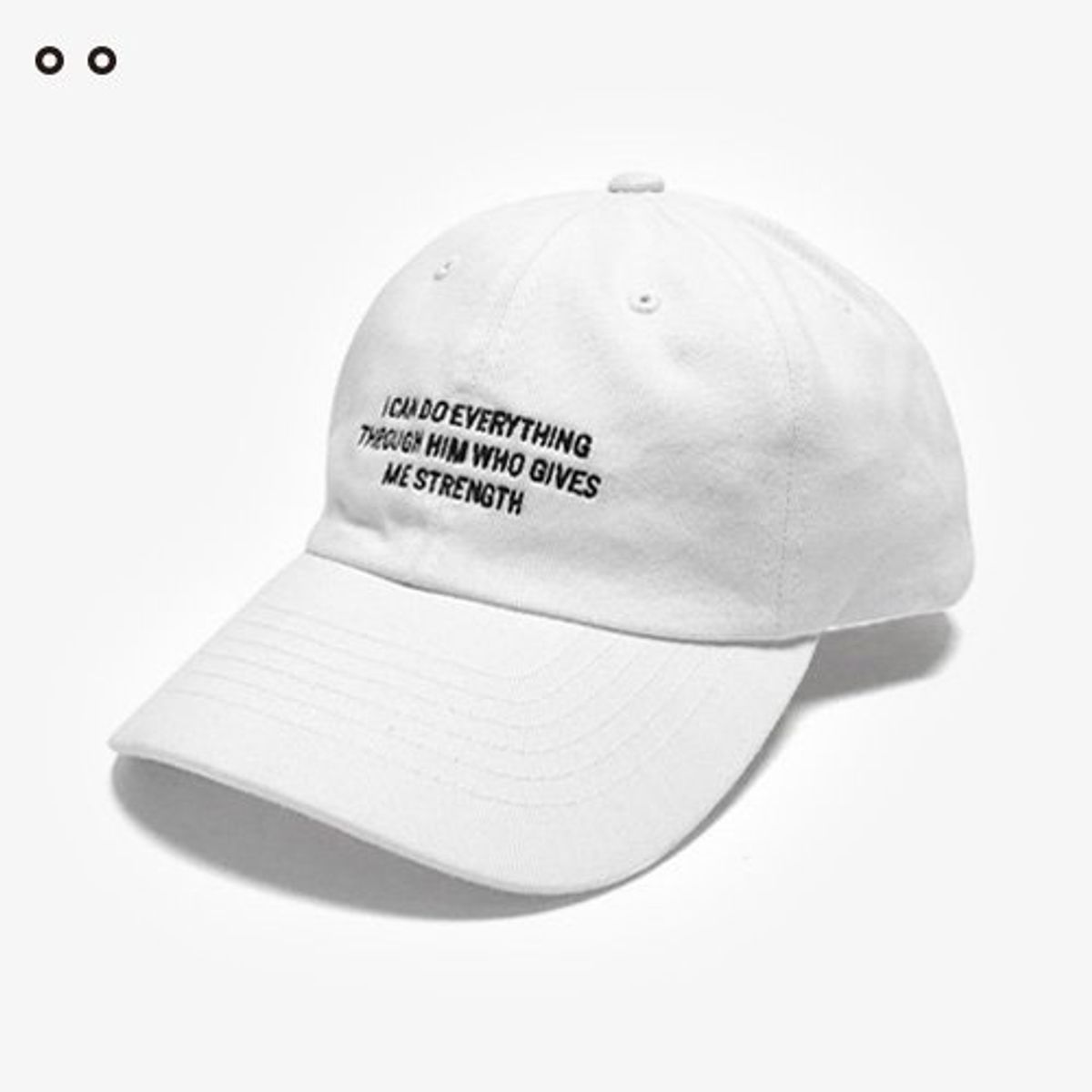이치니(ICHINY) [이치니] ichiny slogan cap white 볼캡
