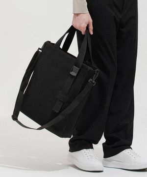 3WAY 캔버스백 QC3003B 블랙