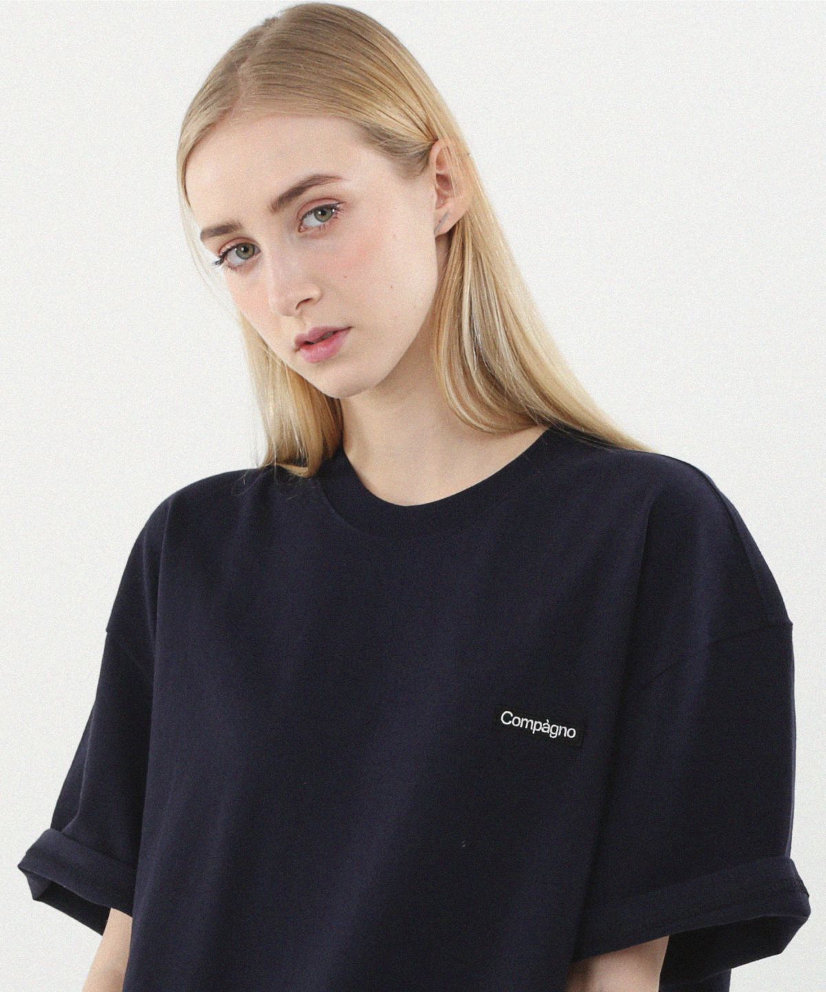 꼼파뇨(CPGN STUDIO) Small box logo 스트릿_navy