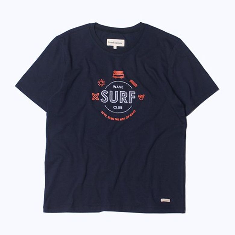 SURF CLUB T-SHIRT(NAVY)