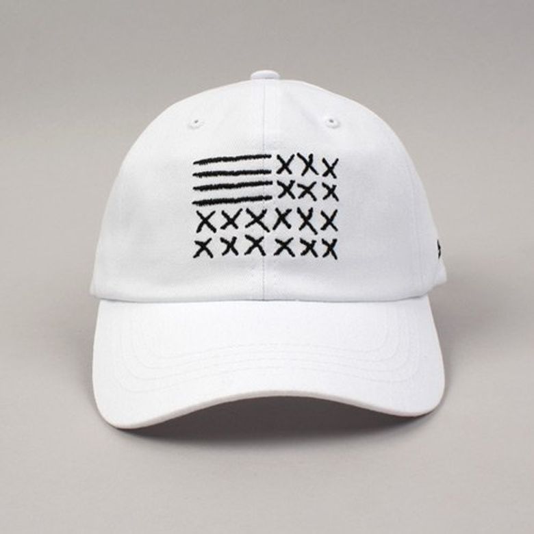 XXX Flag Ballcap WH 유니버셜케미스트리×네이비팩토리랩 성조기볼캡