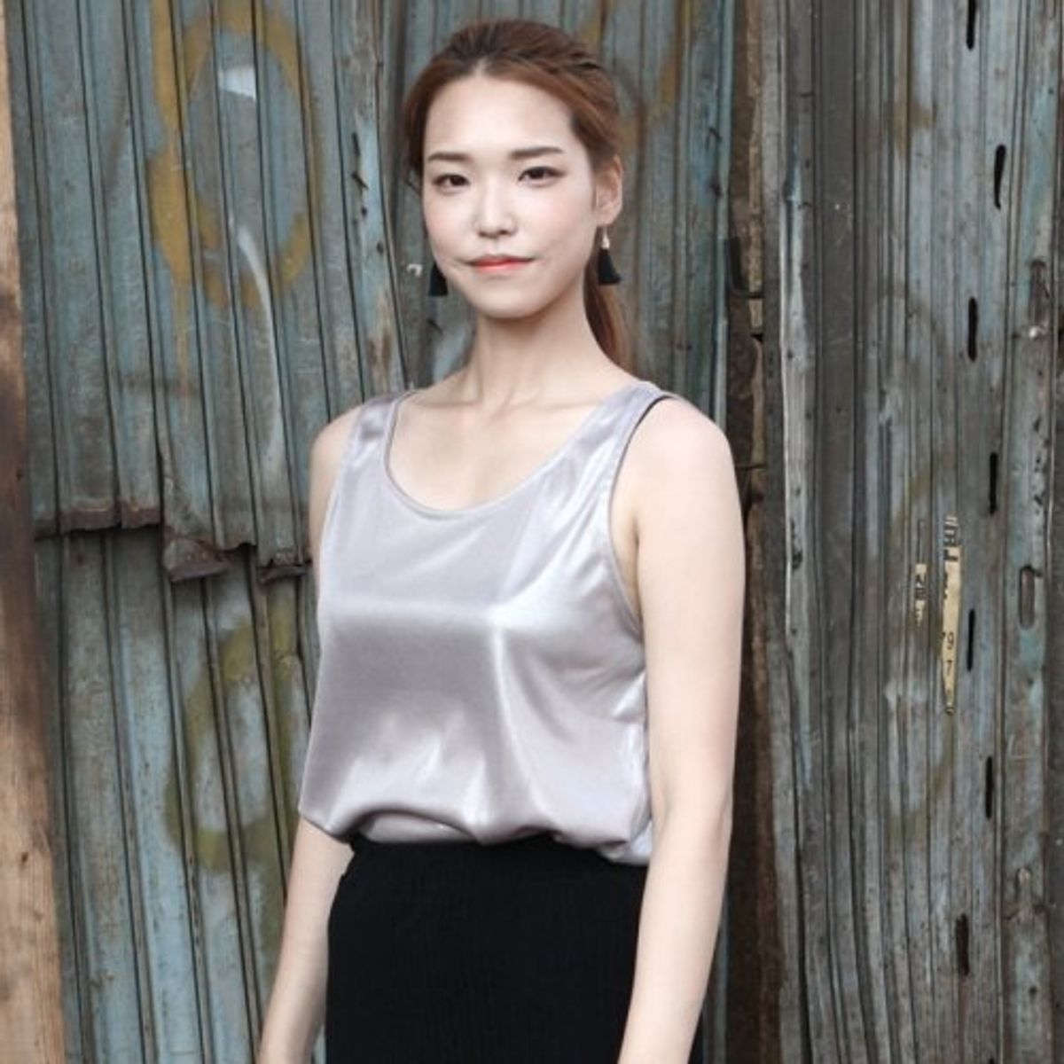 카무플라주 랩(CAMOUFLAGE LAB) GLITTER SLEEVELESS T_PK